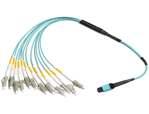 MPO (M) - 12 x LC Simplex - OM3 - With reversible MTX